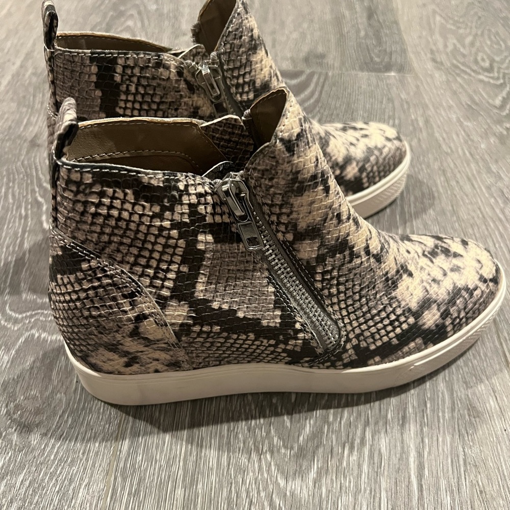 Steve Madden Python Wedge Sneaker - image 1